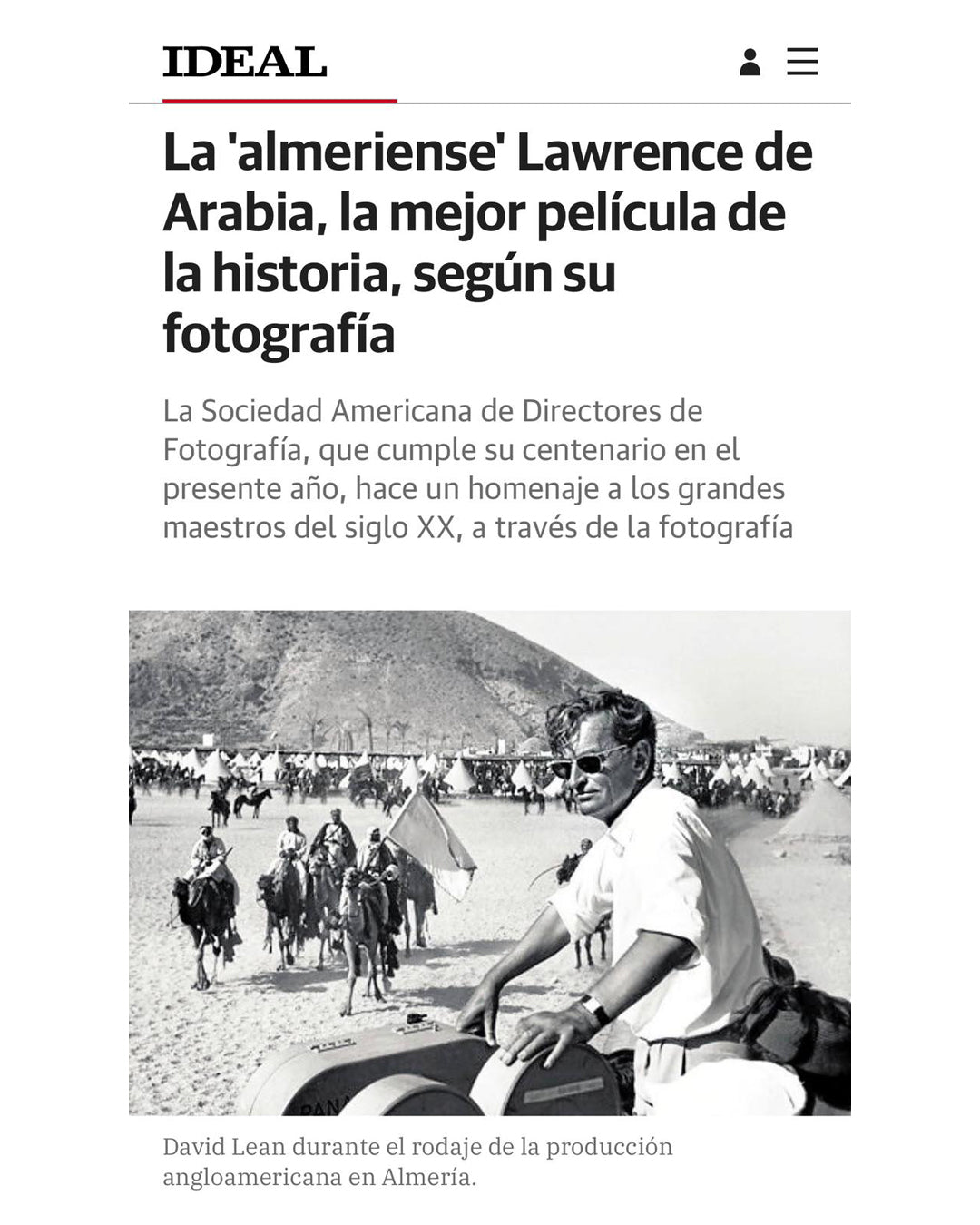 LAWRENCE DE ARABIA